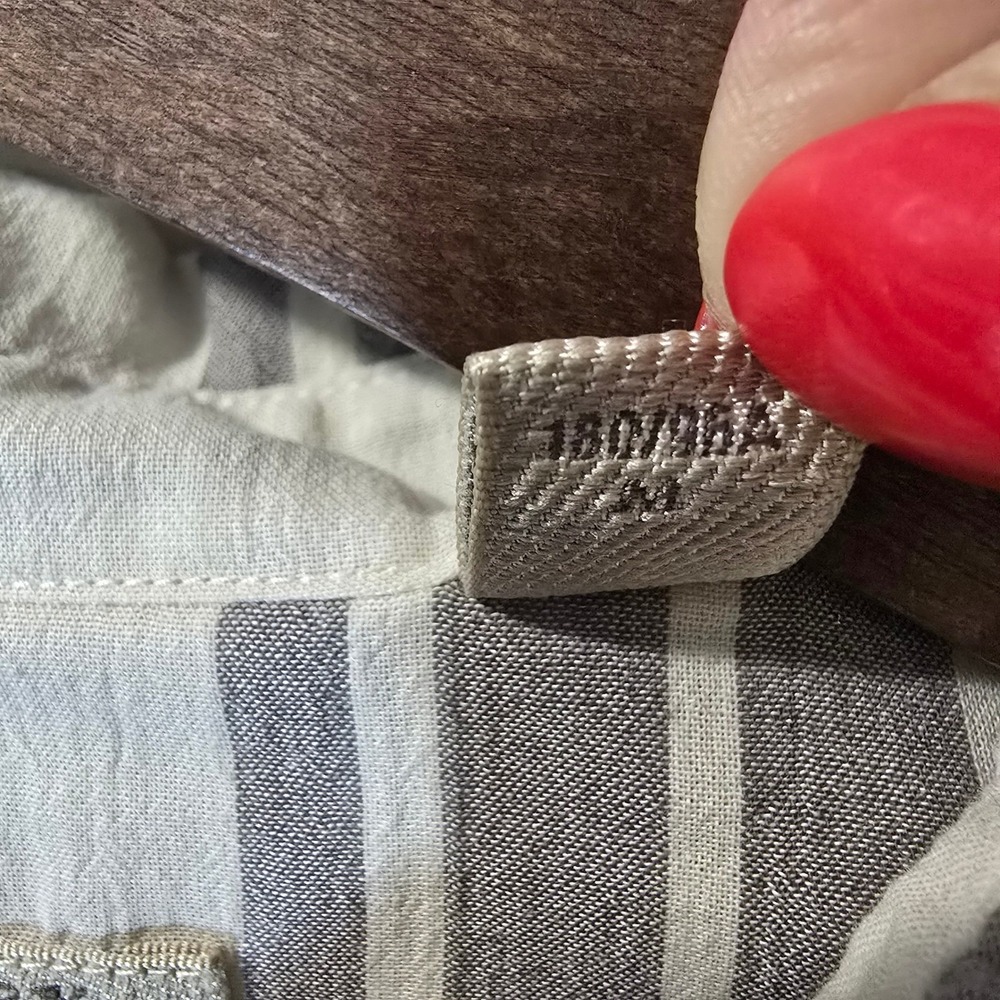 Burberry Brit Men's Long Sleeve Plaid Button Up Shirt Cotton Size M - Picture 9 of 11